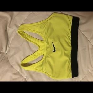 Neon Nike Sports Bra